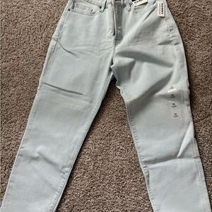 Old Navy Light Blue Straight-Leg Women’s Jeans